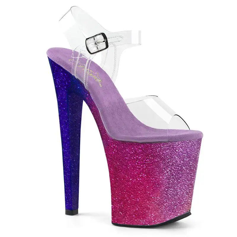 XTM808OMBRE/C/FS-BL Boty Pleaser