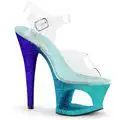 MOON708OMBRE/C/AQ-BL Boty Pleaser