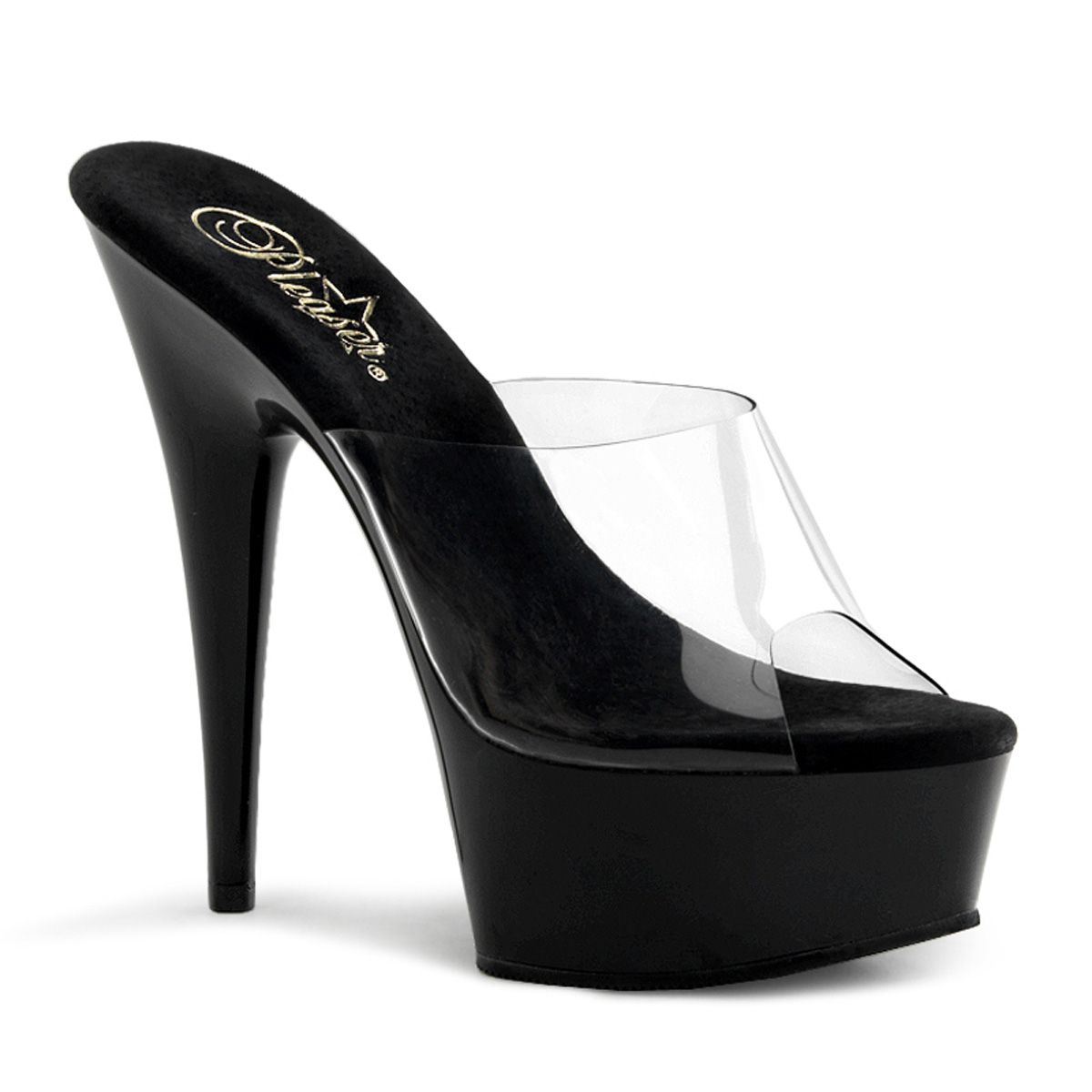 DEL601/C/B Pleaser pantofle | DELIGHT-601 Pleaser