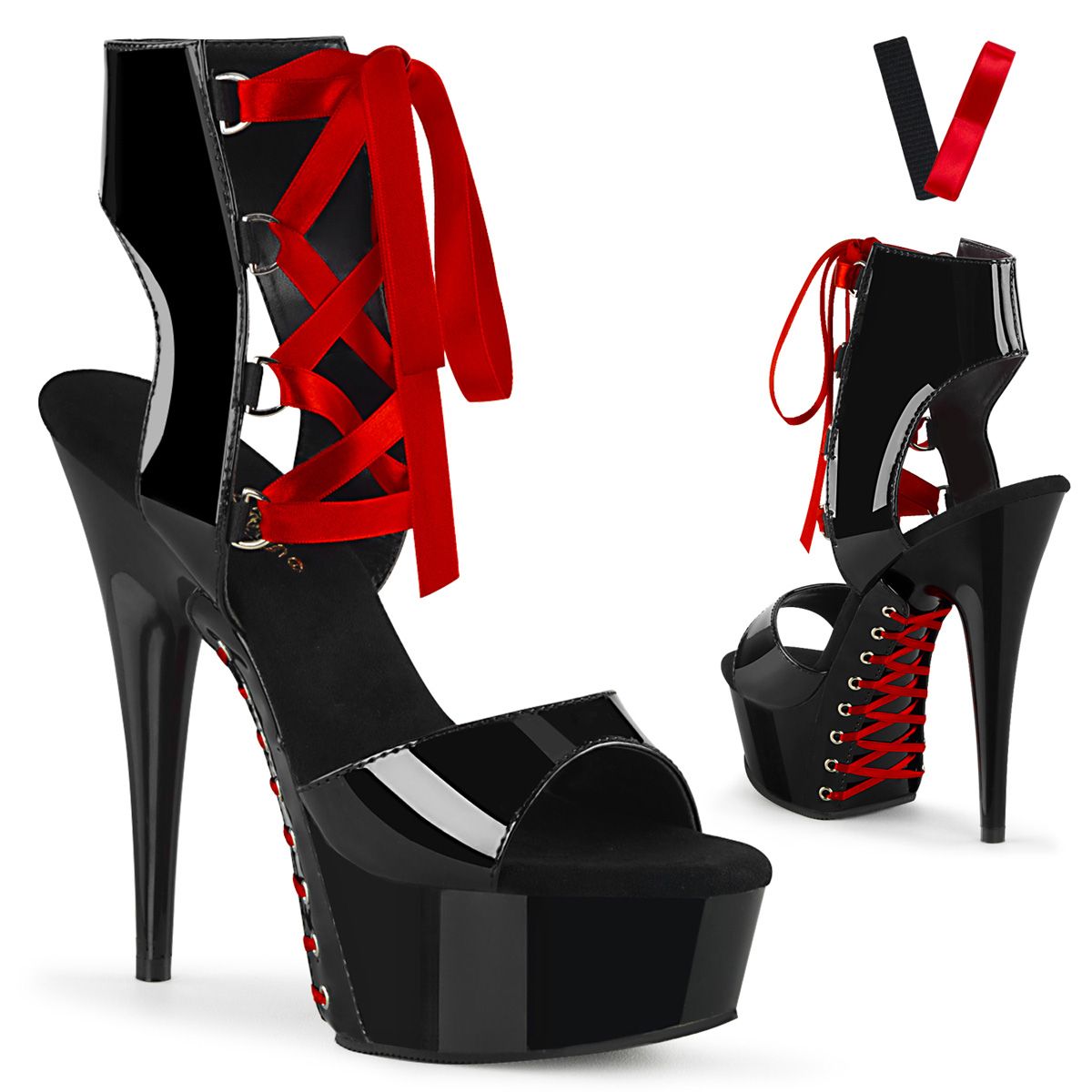DELIGHT-600-14FH Boty Pleaser | DELIGHT-600-14FH Pleaser