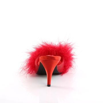 AMO03/RPU Pantofle s chmýřím | AMOUR-03 Fabulicious - zezadu AMO03/RPU Pantofle s chmýřím | AMOUR-03 Fabulicious - zezadu