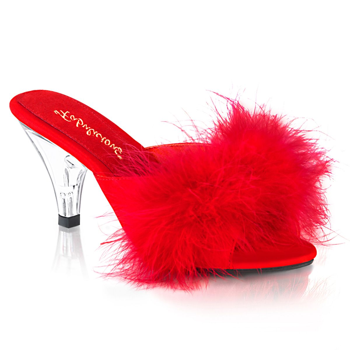 BEL301F/RPU Pantofle s chmýřím | BELLE-301F Fabulicious