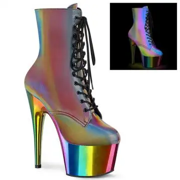ADORE-1020RC-REFL Kozačky Pleaser