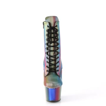 ADORE-1020RC-REFL Kozačky Pleaser | ADORE-1020RC-REFL Pleaser - zepředu ADORE-1020RC-REFL Kozačky Pleaser | ADORE-1020RC-REFL Pleaser - zepředu