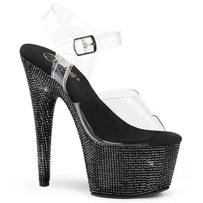 BEJ708DM/C/BRS Pleaser černé sandály
