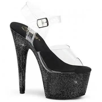 BEJ708DM/C/BRS Pleaser černé sandály