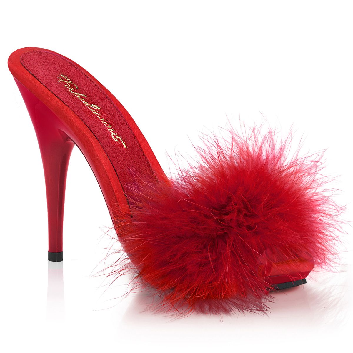 POISE501F/RSA/M Pantofle s chmýřím | POISE-501F Fabulicious