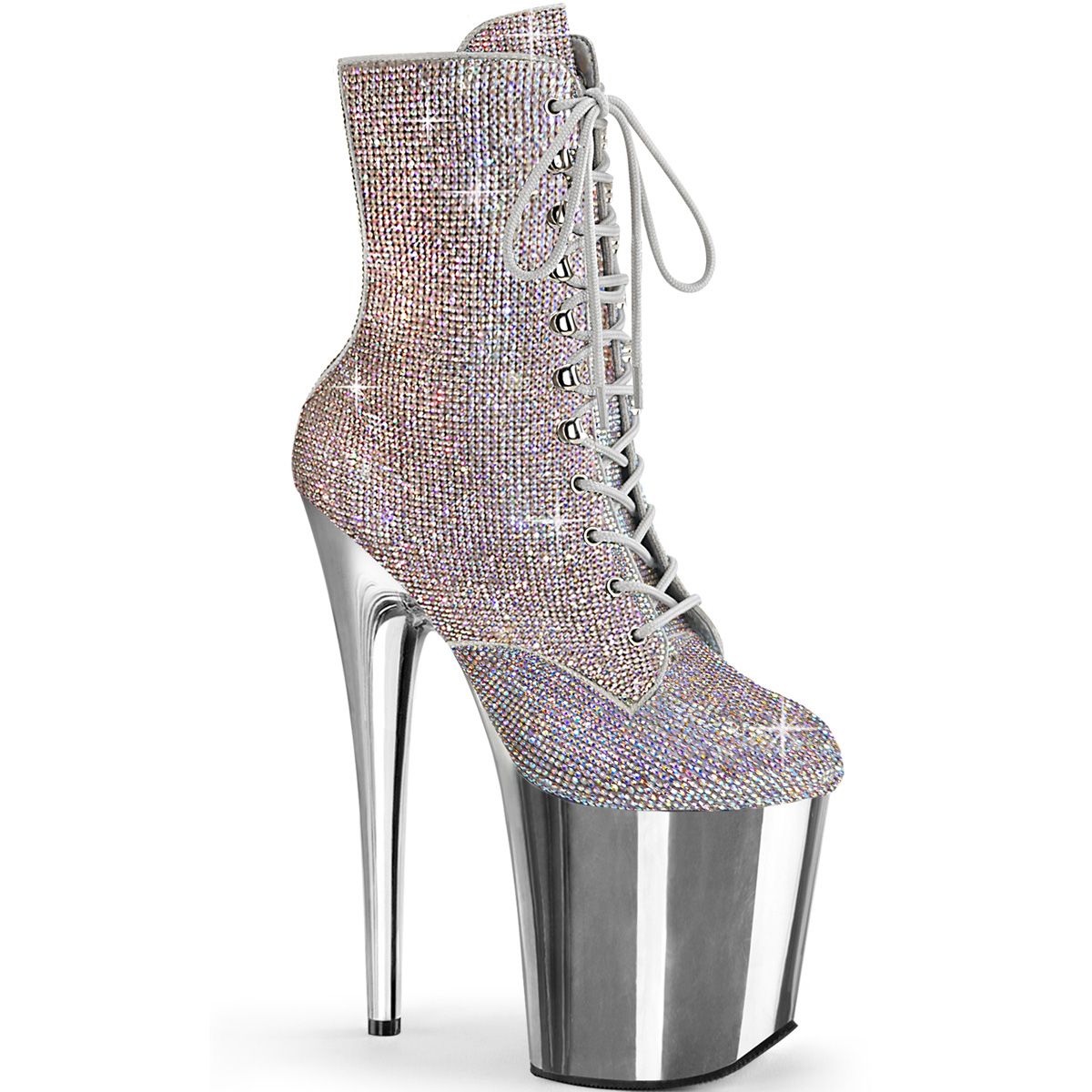 FLAM1020CHRS/SMC/SCH Kozačky Pleaser | FLAMINGO-1020CHRS Pleaser