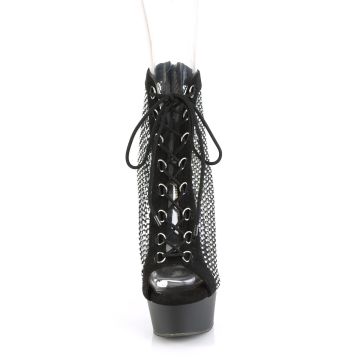 DELIGHT-600-33RM Go-go kozačky Pleaser | DELIGHT-600-33RM Pleaser - zepředu DELIGHT-600-33RM Go-go kozačky Pleaser | DELIGHT-600-33RM Pleaser - zepředu