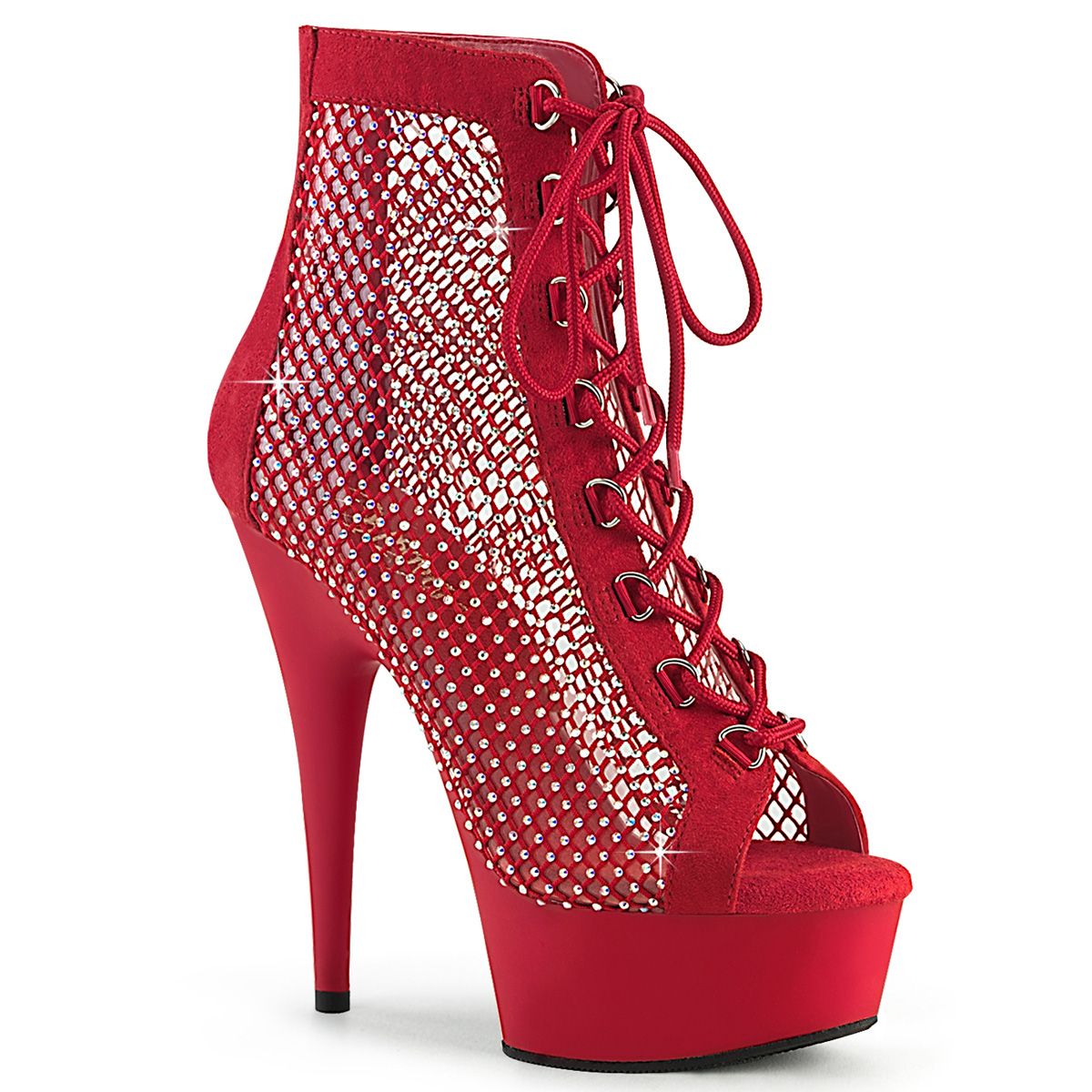 DEL600-33RM/RFS-RS/M Go-go kozačky Pleaser | DELIGHT-600-33RM Pleaser