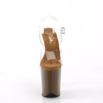 Sandály Pleaser FLAM808/C/MOC | FLAMINGO-808 - zepředu