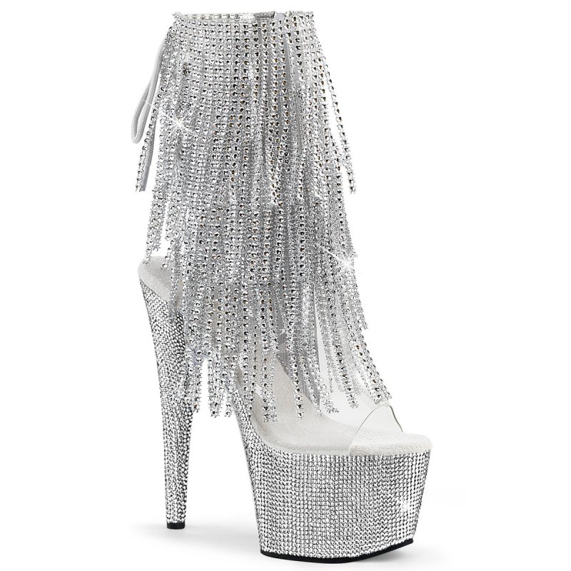 BEJEWELED-1017RSF-7 Go-go boty Pleaser