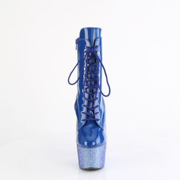 BEJ1020-7/BLHG/BLRS Kozačky Pleaser | BEJEWELED-1020-7 Pleaser - zepředu