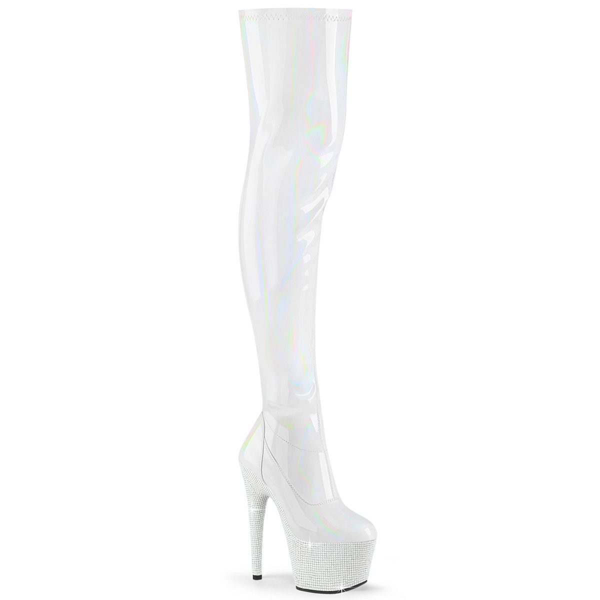 BEJ3000-7/WHG/WRS Kozačky Pleaser | BEJEWELED-3000-7 Pleaser