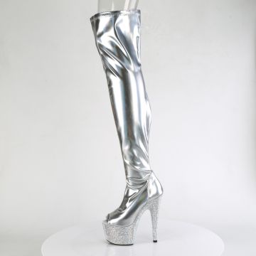 BEJ3011-7/SHG/SRS Kozačky Pleaser | BEJEWELED-3011-7 Pleaser - z vnitřku BEJ3011-7/SHG/SRS Kozačky Pleaser | BEJEWELED-3011-7 Pleaser - z vnitřku