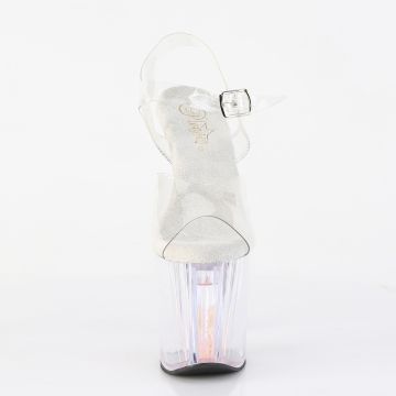 Boty Pleaser ENC708AQUA-01/C/C-BP - zepředu