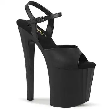 ENC709/BPU/M Černé sandály Pleaser