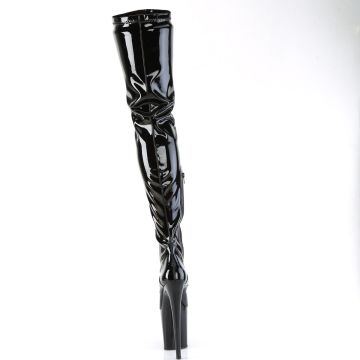 Kozačky Pleaser FLAM4000/B/M - zezadu