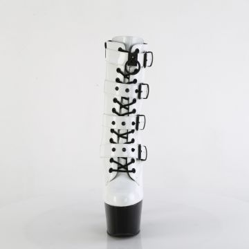 ADO1046TT/WHG/B kozačky Pleaser | ADORE-1046TT Pleaser - zepředu