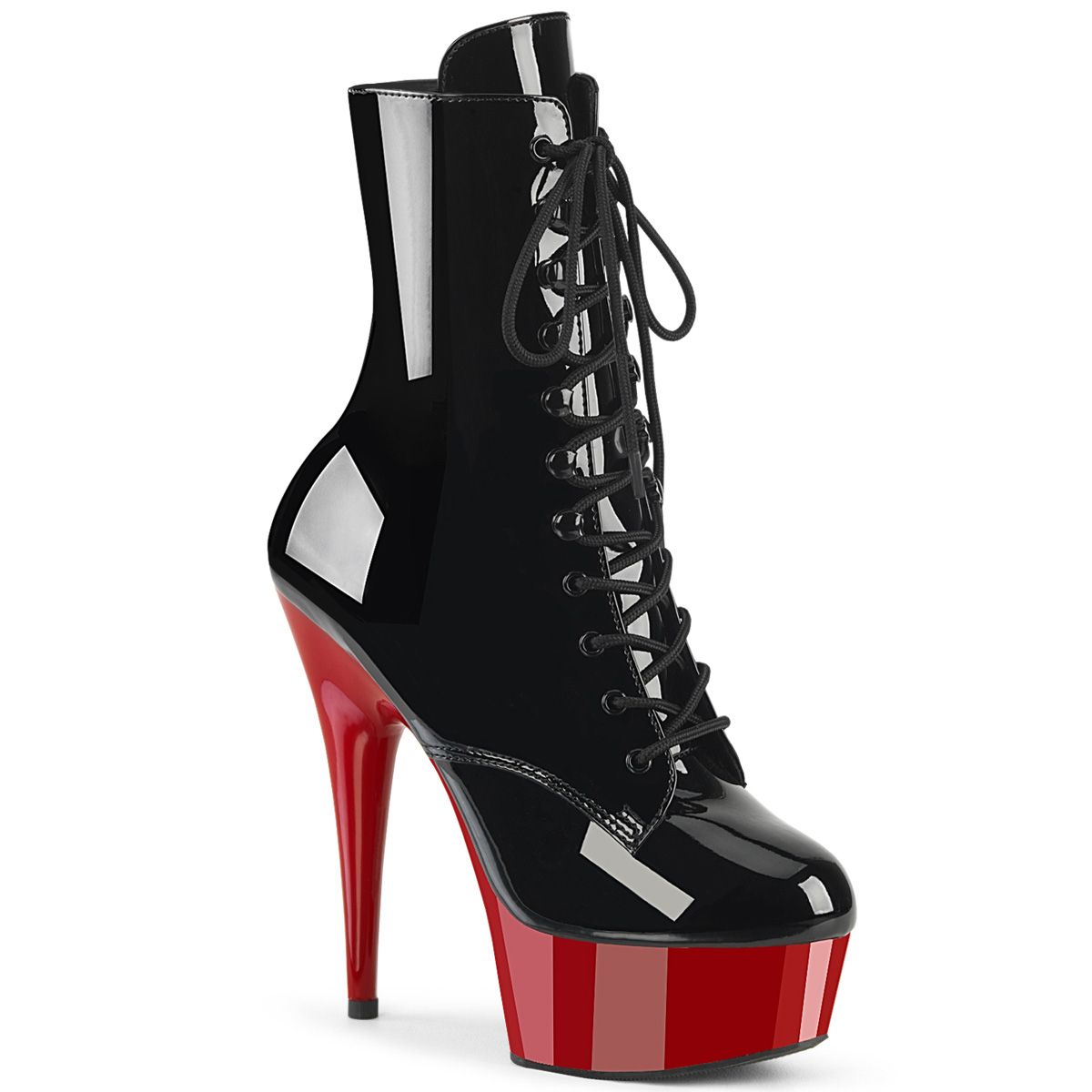 DEL1020/B/R Pleaser kozačky | DELIGHT-1020 Pleaser