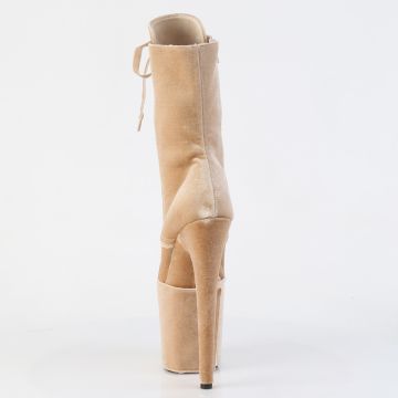 FLAM1045VEL/CR/M Pleaser kozačky | FLAMINGO-1045VEL Pleaser - zezadu FLAM1045VEL/CR/M Pleaser kozačky | FLAMINGO-1045VEL Pleaser - zezadu