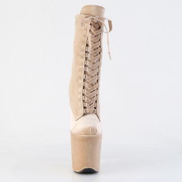 FLAM1045VEL/CR/M Pleaser kozačky | FLAMINGO-1045VEL Pleaser - zepředu FLAM1045VEL/CR/M Pleaser kozačky | FLAMINGO-1045VEL Pleaser - zepředu