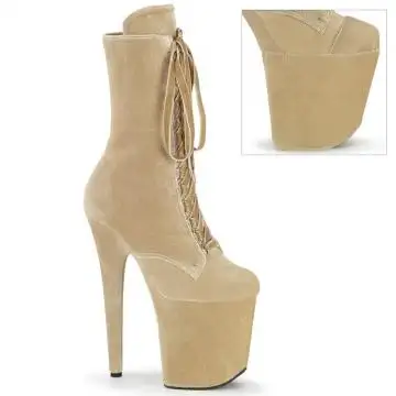 FLAM1045VEL/CR/M Pleaser kozačky