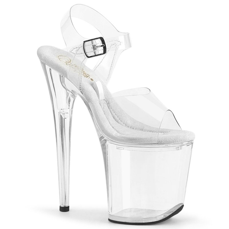 TREASURE-808FLA Pleaser sandály