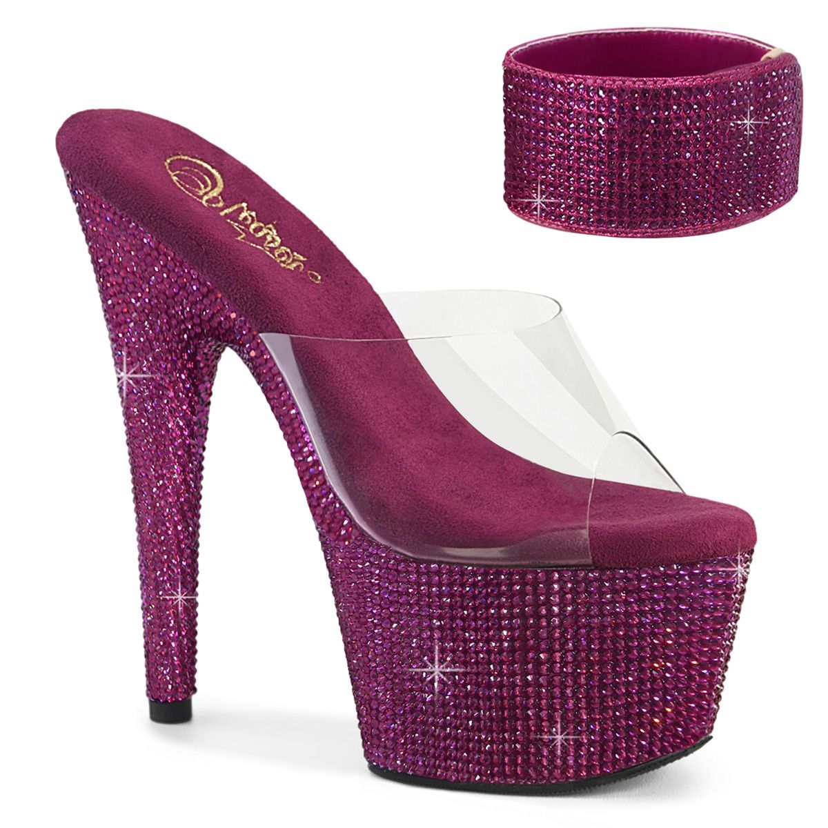 BEJ712RS/C/FSRS Pleaser pantofle | BEJEWELED-712RS Pleaser BEJ712RS/C/FSRS Pleaser pantofle | BEJEWELED-712RS Pleaser