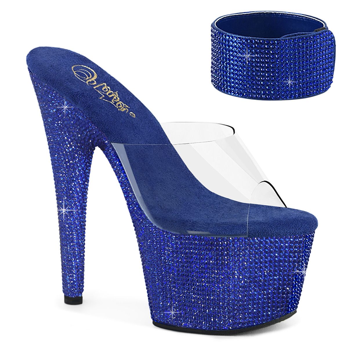 BEJ712RS/C/RYBLRS Pleaser pantofle | BEJEWELED-712RS Pleaser BEJ712RS/C/RYBLRS Pleaser pantofle | BEJEWELED-712RS Pleaser