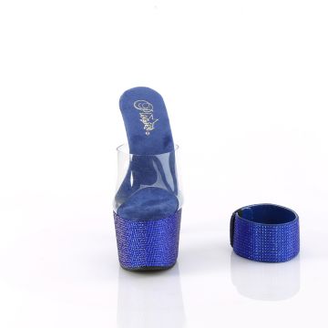 BEJ712RS/C/RYBLRS Pleaser pantofle | BEJEWELED-712RS Pleaser - zepředu BEJ712RS/C/RYBLRS Pleaser pantofle | BEJEWELED-712RS Pleaser - zepředu