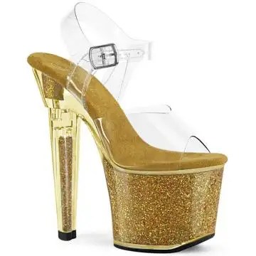 LOVESK708SG/C/GG Pleaser sandály