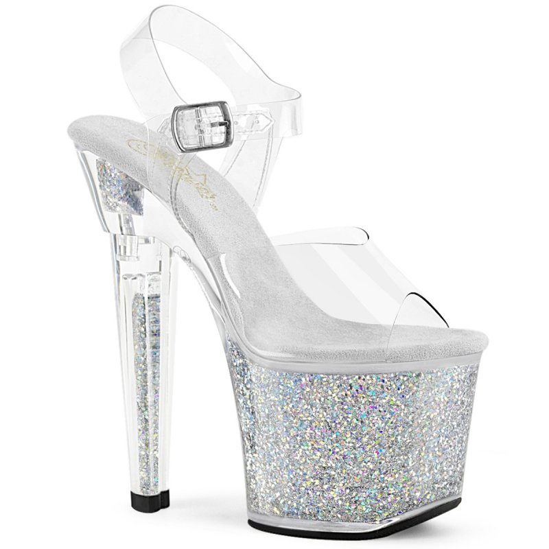 LOVESK708SG/C/SG Pleaser sandály