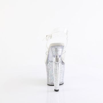 LOVESK708SG/C/SG Pleaser sandály | LOVESICK-708SG Pleaser - zezadu LOVESK708SG/C/SG Pleaser sandály | LOVESICK-708SG Pleaser - zezadu