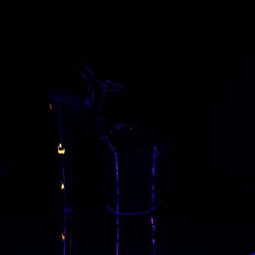 Pleaser sandály XTM809JOL/B/B-NOG - z vnějšku