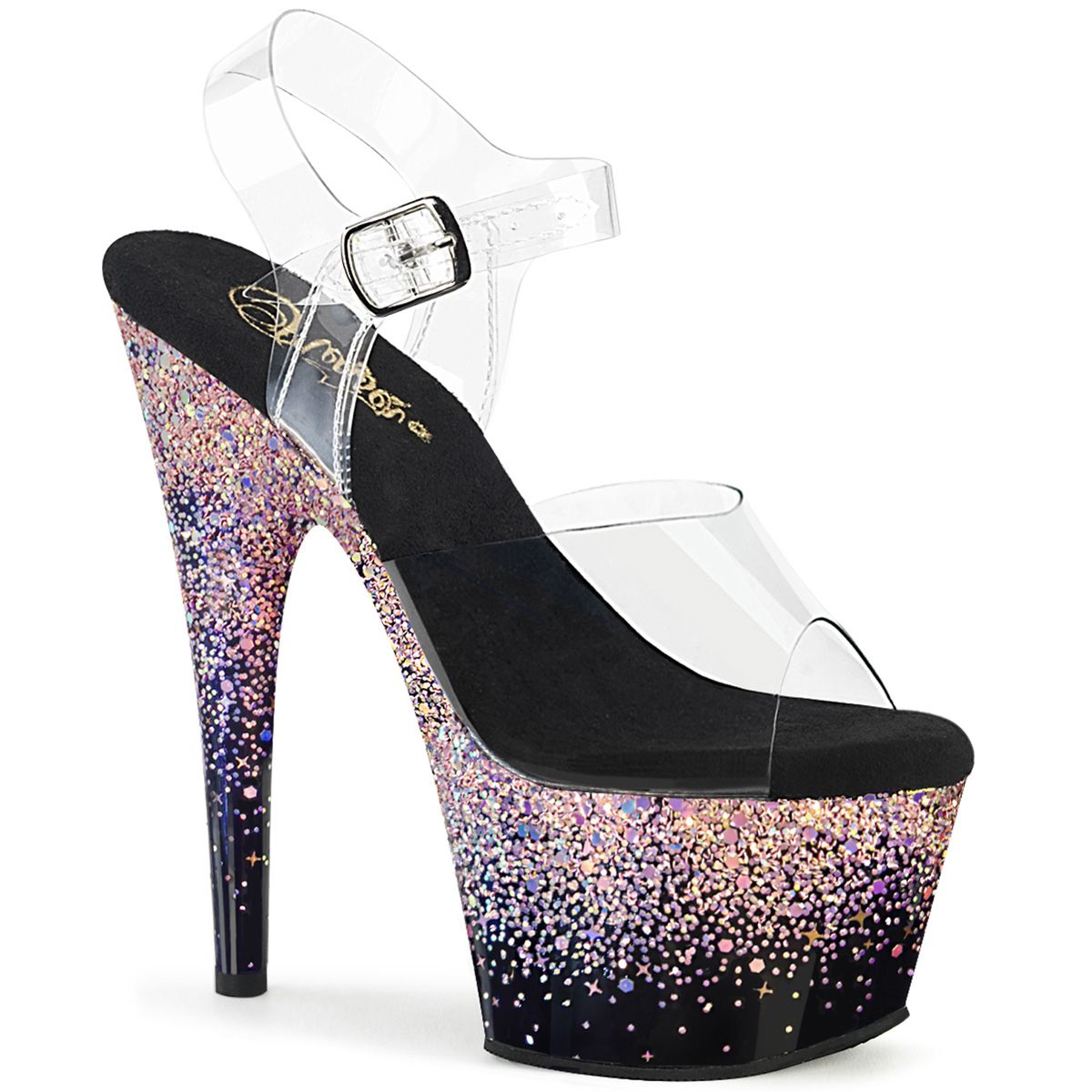 ADO708SS/C/B-DTBHG Pleaser sandály | ADORE-708SS Pleaser