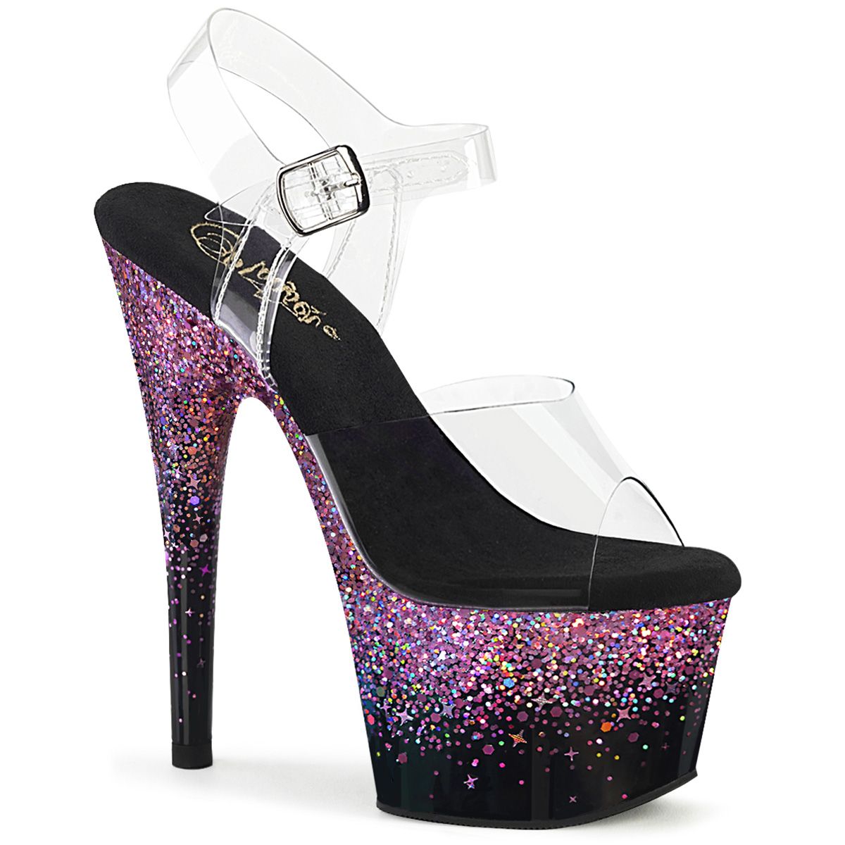 ADO708SS/C/B-PPG Pleaser sandály | ADORE-708SS Pleaser