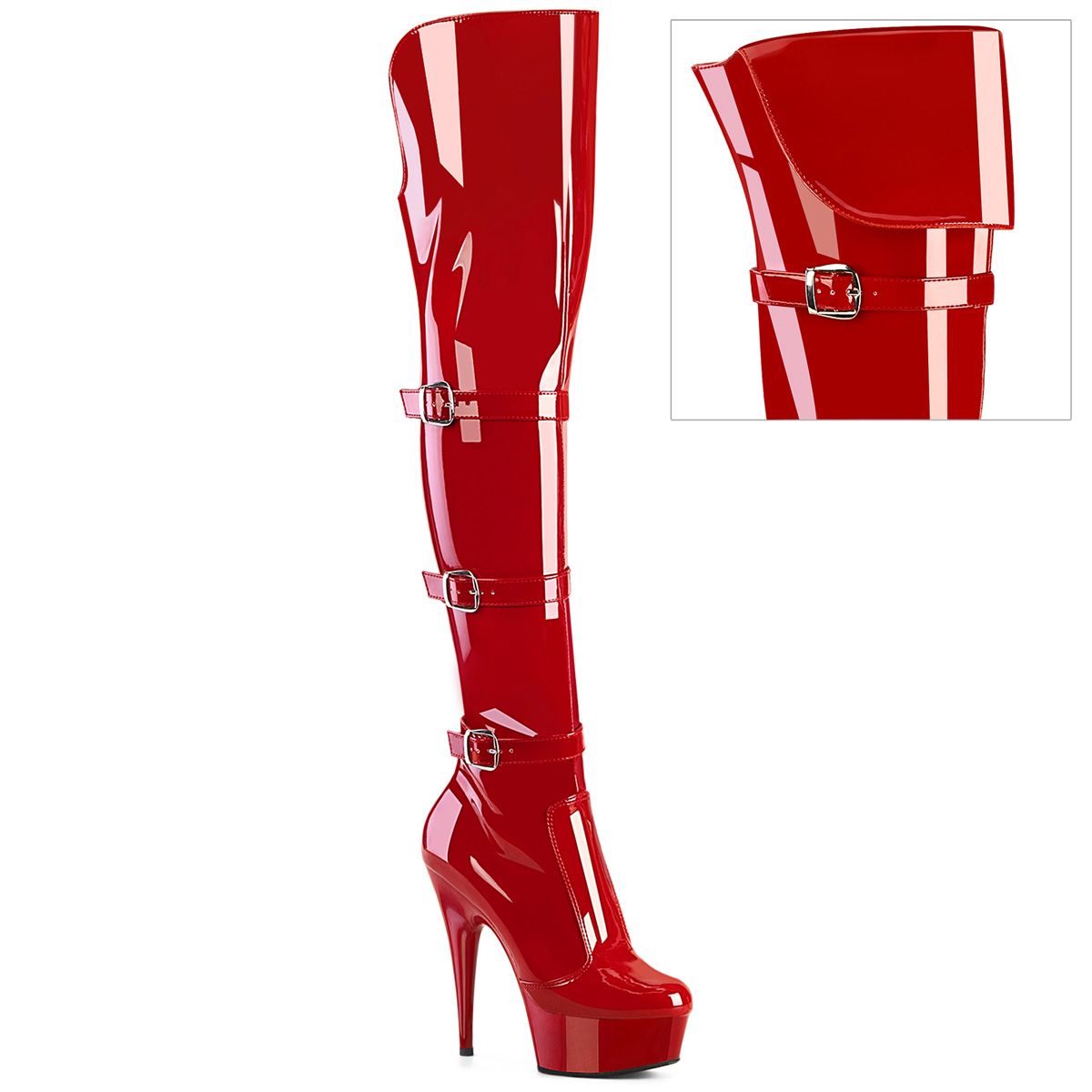 DEL3018/R/M Pleaser kozačky | DELIGHT-3018 Pleaser