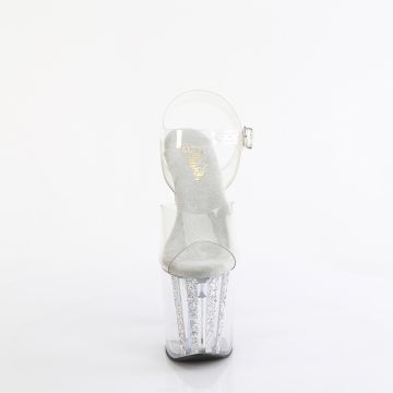 Pleaser sandály ENC708AQUA-04/C/C-SG - zepředu