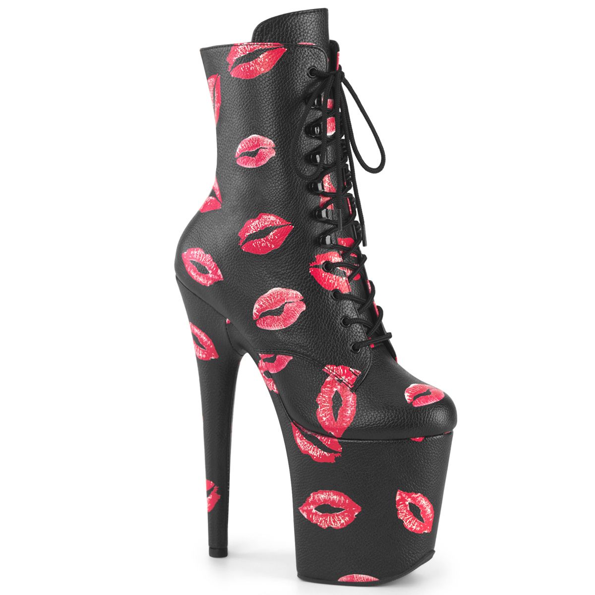 FLAM1020KISS/BPU/M Pleaser kozačky | FLAMINGO-1020KISSES Pleaser