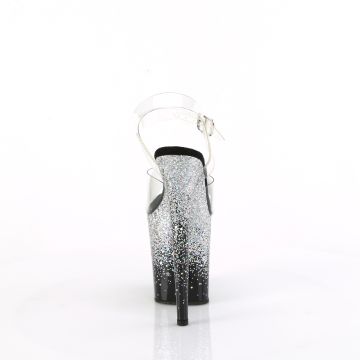 Pleaser sandály FLAM808SS/C/B-SG | FLAMINGO-808SS - zezadu