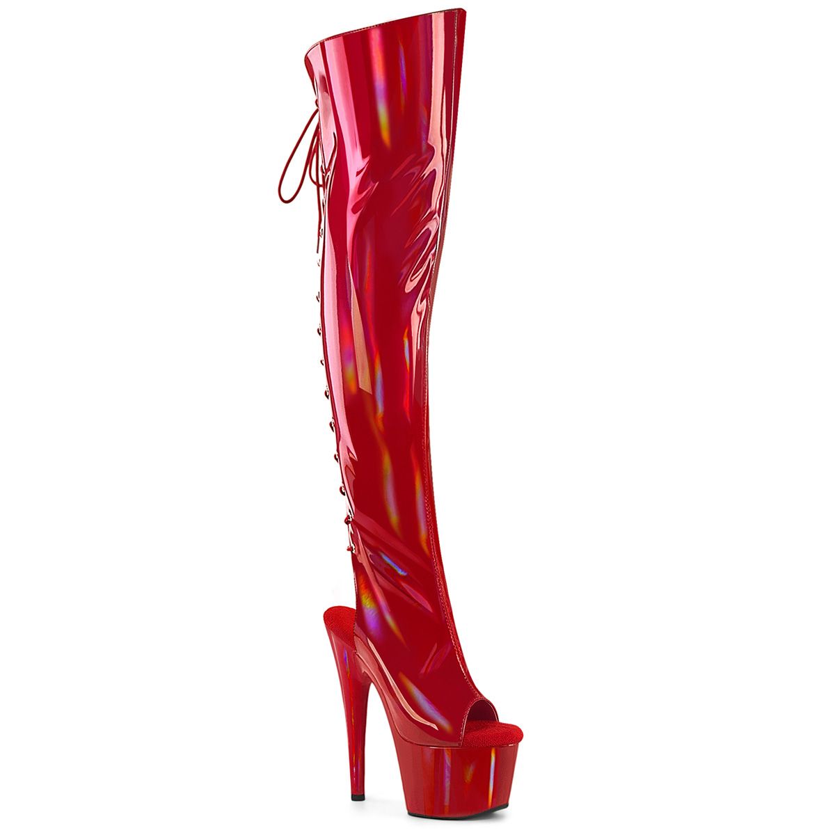 ADO3019HWR/RHG/M Pleaser kozačky | ADORE-3019HWR Pleaser