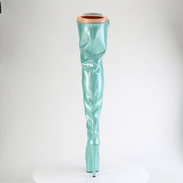 Pleaser kozačky ADO3020GP/AQG/M | ADORE-3020GP - zezadu