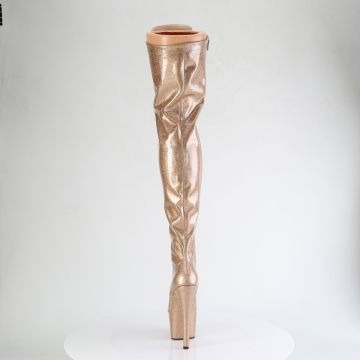 ADO3020GP/GG/M Pleaser kozačky | ADORE-3020GP Pleaser - zezadu