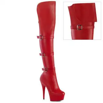 DEL3018/RPU/M Pleaser kozačky