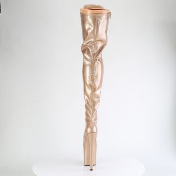 Pleaser kozačky FLAM3020GP/GG/M | FLAMINGO-3020GP - zezadu