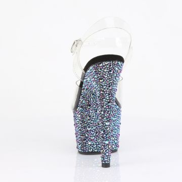 BEJ708MS/C-B/BMCRS Pleaser sandály | BEJEWELED-708MS Pleaser - zezadu BEJ708MS/C-B/BMCRS Pleaser sandály | BEJEWELED-708MS Pleaser - zezadu