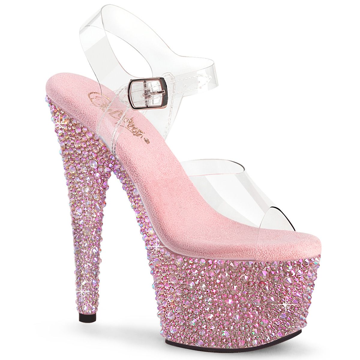 BEJ708MS/C/BPRS Luxusní sandály | BEJEWELED-708MS Pleaser
