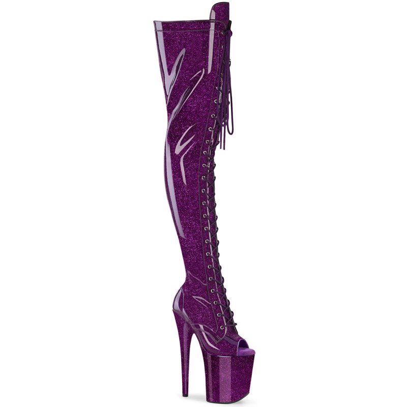 FLAMINGO-3021GP Kozačky Pleaser