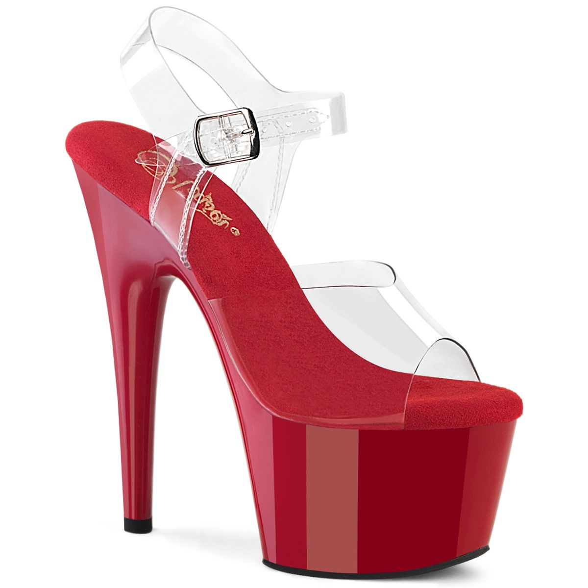 ADO708/C/R Červené boty Pleaser | ADORE-708 Pleaser